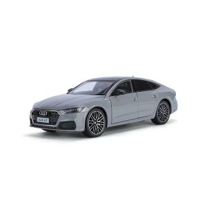 Метална кола Audi A7 1:24 – сив металик, Без опаковка