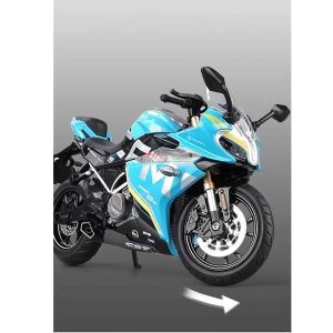 Метален пистов мотор 1:12 – син, без опаковка