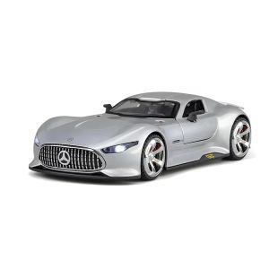 Метална кола Mercedes-Benz Vision GT 1:32 – сребрист със светлини, Без опаковка