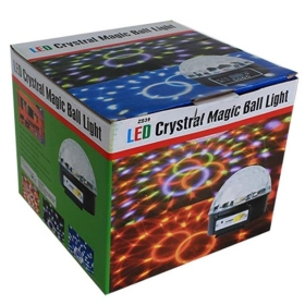 Диско лампа LED MP3 с дистанционно и флашка подарък