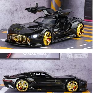 Метална кола Mercedes-Benz AMG Vision GT 1:24 – черен, Без опаковка