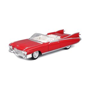 Метален модел Cadillac Eldorado Cabriolet 1:24 – Червен ретро, Без опаковка