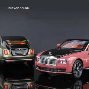 Метален модел Rolls-Royce Ghost 1:24 – златисто-зелен, Без опаковка