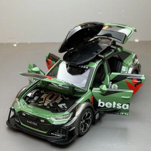 Метална кола Audi RS6 Avant 1:32 – камуфлаж, Зелен, Без опаковка
