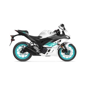 Метален мотор Yamaha R3 1:12 бял със спортен дизайн