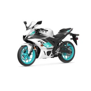 Метален мотор Yamaha R3 1:12 бял със спортен дизайн