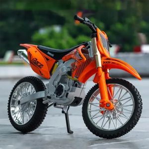 Метален кросов мотор, 1:10, Off-Road, Оранжев, Детайлен модел
