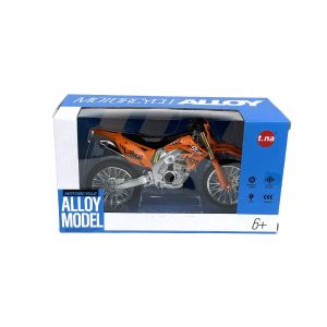 Метален кросов мотор, 1:10, Off-Road, Оранжев, Детайлен модел