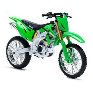 Метален кросов мотор, Kawasaki стил, 1:10, Off-Road, Зелен, Детайлен модел