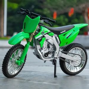 Метален кросов мотор, Kawasaki стил, 1:10, Off-Road, Зелен, Детайлен модел
