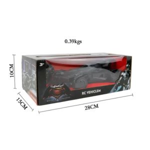 Детска кола с дистанционно, RC, Batman стил, Черен спортен модел