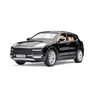 Метална кола Porsche Cayenne, 1:32, Черна, Без опаковка
