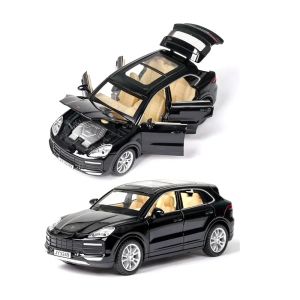Метална кола Porsche Cayenne, 1:32, Черна, Без опаковка