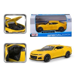 Метална кола Chevrolet Camaro ZL1 2017, жълт, Maisto Special Edition, 1:24