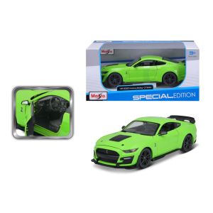 Метална кола Ford Mustang Shelby GT500 2020, зелен, Maisto Special Edition, 1:24