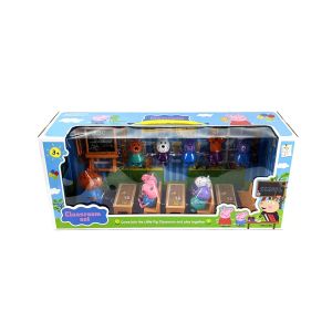 Комплект фигурки Peppa Pig с чинове и герои