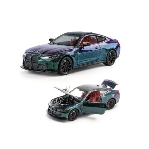 Метална кола BMW M4 Coupe, преливащ цвят, 1:24, Без опаковка