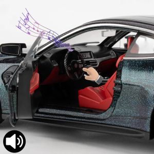 Метална кола BMW M4 Coupe, преливащ цвят, 1:24, Без опаковка