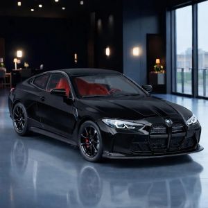 Метална кола BMW M4 Coupe, Черен, 1:24, Без опаковка