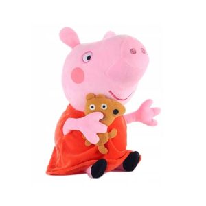 Плюшена играчка Пепа Пиг с плюшено мече – 30 см
