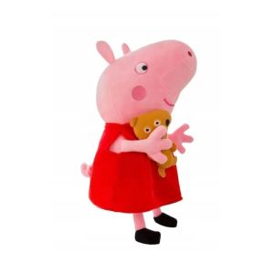 Плюшена играчка Пепа Пиг с плюшено мече – 30 см