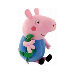 Плюшена играчка Джордж Пиг с динозавър – 30 см