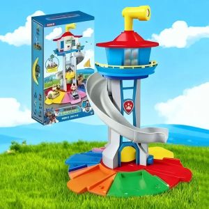 Игрален комплект Пес Патрул, Кула с пързалка, 50 см