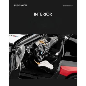 Метална кола BMW Z4 M40i Motorsport, 1:24, Черен, Без опаковка