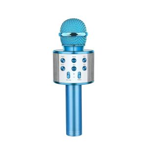 Детски Безжичен Караоке Микрофон Stitch с Bluetooth, Син