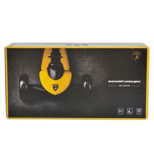 Детска тротинетка с LED колела, Lamborghini Pro розова, Byox