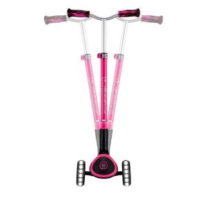 Сгъваема тротинетка за деца над 4 години GLOBBER ACE LIGHTS, розова