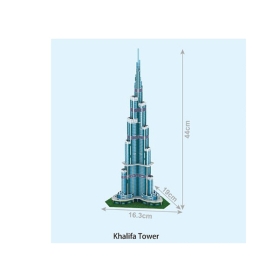3D пъзел за сглобяване Бурдж Халифа(Khalifa Tower)