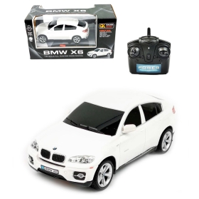 Кола BMW х6 с радио контрол, бяла