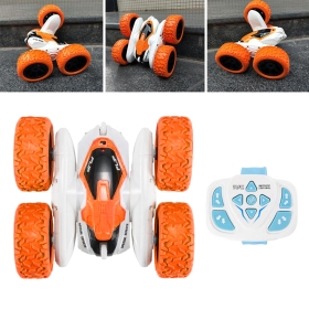 Луда кола с дистанционно управление, с преобръщане, оранжев
