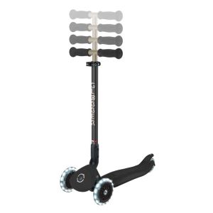 Тротинетка 5 в 1 GLOBBER GO UP DELUXE LIGHTS 360° - черна