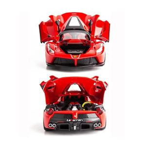 Метален автомобил Ferrari LaFerrari Aperta, Die-Cast модел, 1:22, Червен, Без опаковка
