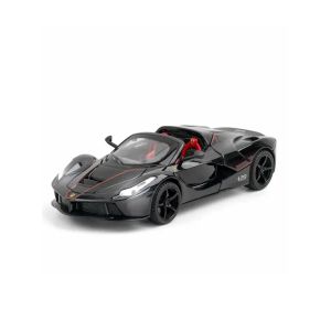 Метален автомобил Ferrari LaFerrari Aperta, Die-Cast модел, 1:22, Черен, Без опаковка