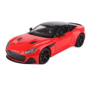 Метален автомобил Aston Martin DBS Superleggera, Die-Cast модел, 1:24, Червен, Без опаковка