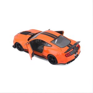 Метална кола Maisto Ford Mustang Shelby GT500 1:24, оранжева