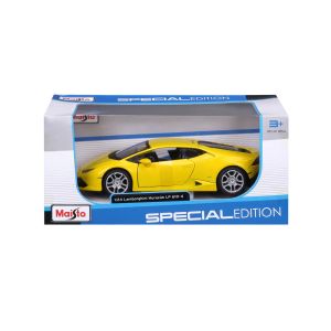 Метална кола Maisto Lamborghini Huracán LP 610-4 1:24, жълта