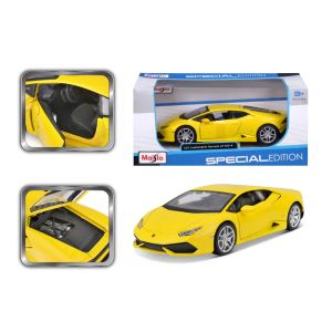 Метална кола Maisto Lamborghini Huracán LP 610-4 1:24, жълта