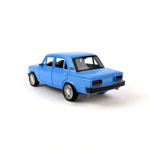 Метална кола Lada 2107, Мащаб 1:18, Синя, Без опаковка