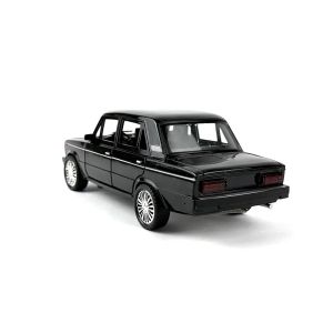 Метална кола Lada 2107, Мащаб 1:18, Черен, Без опаковка