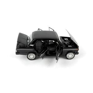 Метална кола Lada 2107, Мащаб 1:18, Черен, Без опаковка