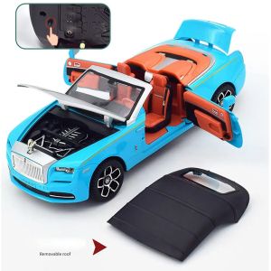 Метална кола Rolls-Royce Dawn Cabriolet 1:24, синя