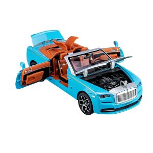 Метална кола Rolls-Royce Dawn Cabriolet 1:24, синя