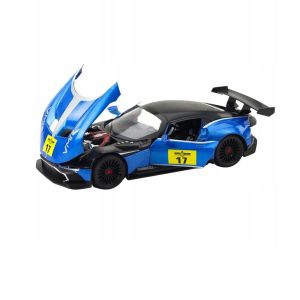 Метална кола Aston Martin Valkyrie AMR Pro 1:22, синя