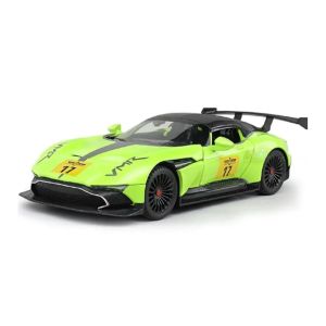 Метална кола Aston Martin Valkyrie AMR Pro 1:22, зелена