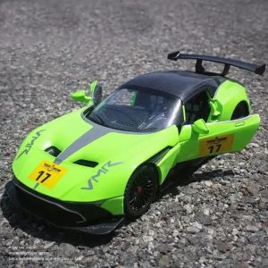 Метална кола Aston Martin Valkyrie AMR Pro 1:22, зелена