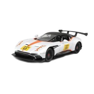 Метална кола Aston Martin Valkyrie AMR Pro 1:22, бяла